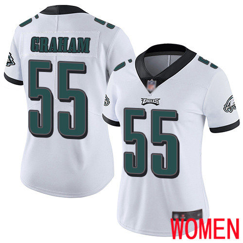 Women Philadelphia Eagles #55 Brandon Graham White Vapor Untouchable NFL Jersey Limited Player Football->youth nfl jersey->Youth Jersey